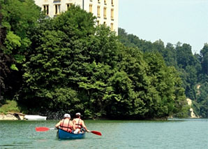 Canoe trip on the Schiffenensee