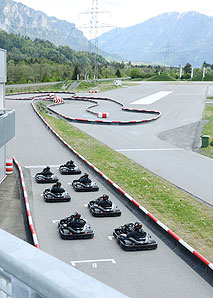 Karting in the Grisons