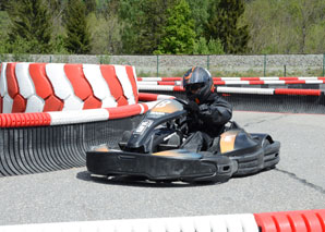 Kartfahren im Graubünden