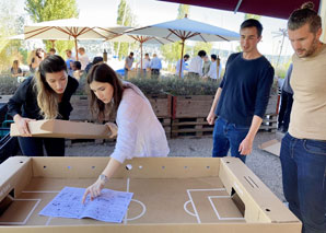 Build table football box yourself and Töggelen