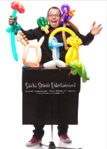 Balloon artist Sascha, the clown for (small and big) children