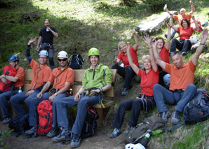 Klettersteig Allmenalp - Adrenalinkick pur