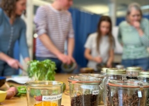 Alles im Griff: der Mörser-Workshop