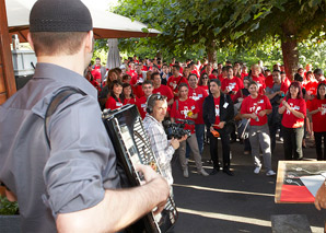 Cow bell orchestra