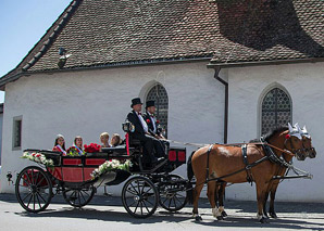 Balade en calèche au lac des Quatre Cantons