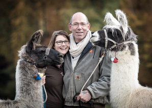 Randonnée avec des lamas à Soleure-Bucheggberg