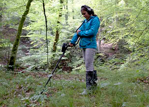 Chasse au trésor avec détecteur de métaux