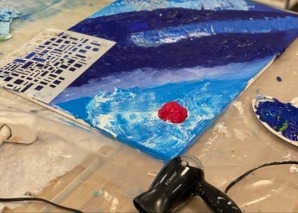 Kreativer Teamworkshop: Mixed Media
