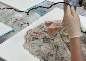 Kreativer Teamworkshop: Mixed Media