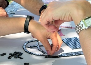 Atelier de mosaïque