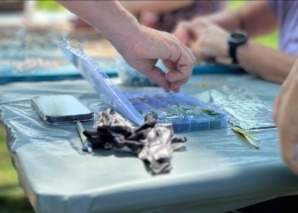 Atelier de mosaïque