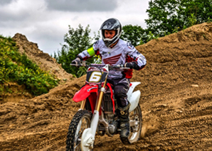 Riding Motocross