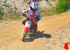 Riding Motocross