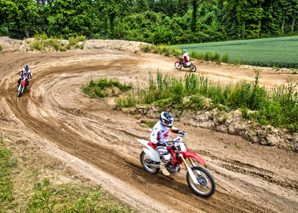 Riding Motocross