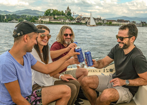 Motorboot-Agentenmission auf dem Zürichsee