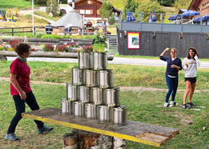 Alpengaudi-Stafette in Graubünden