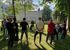 Spectacle de polars en plein air