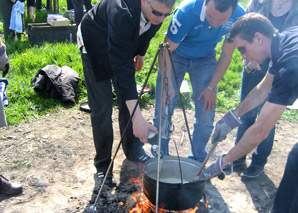 La cuisine en plein air, un plaisir difficile