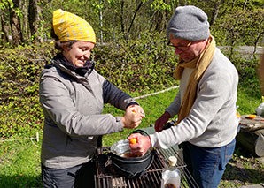 La cuisine en plein air, un plaisir difficile