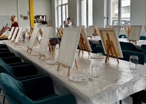 Workshop «Paint und Apéro» in Basel