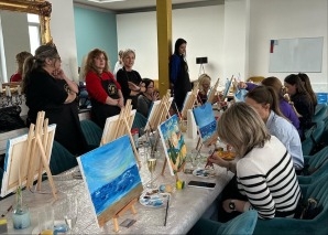 Workshop «Paint und Apéro» in Basel