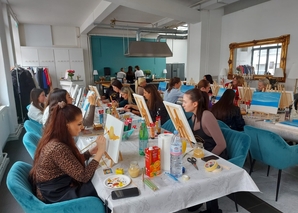 Workshop «Paint und Apéro» in Basel