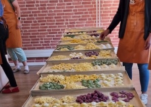 Atelier de pâtes pour les équipes