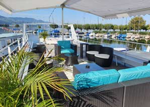 Pedalo-Rennen auf dem Zürichsee