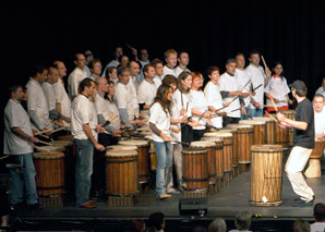 Drumming and percussion