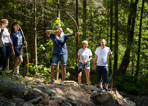 Bow and arrow in Entlebuch