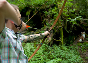 Bow and arrow in Entlebuch