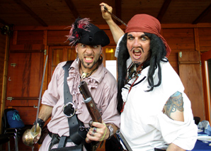 Pirate raid on the lakes of Switzerland