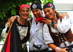 Pirate raid on the lakes of Switzerland