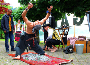 Pirate raid on the lakes of Switzerland