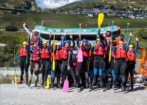 Rafting en Valais