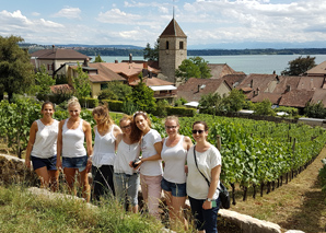 Randonnée viticole twann avec vigneron