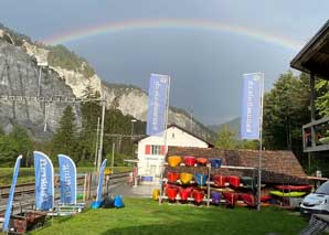 Funyak-Tour durch die Rheinschlucht