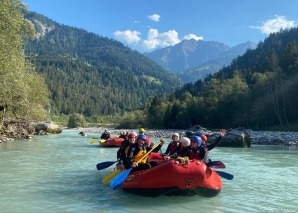 Riverrafting in der Rheinschlucht