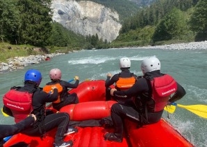 Riverrafting in der Rheinschlucht