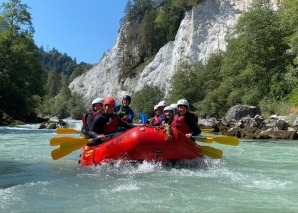 Riverrafting in der Rheinschlucht