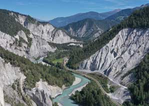 Riverrafting in der Rheinschlucht