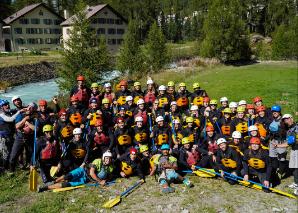 River rafting on the Flaz or the Inn