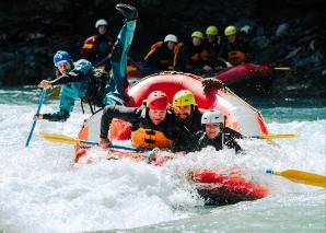 River rafting on the Flaz or the Inn