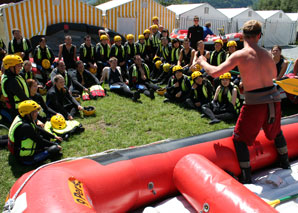 River rafting on the Lütschine