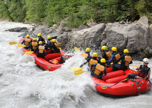 Rafting sur la rivière Lütschine