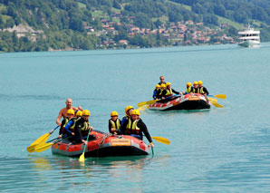 River rafting on the Lütschine