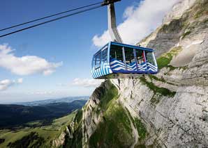 Control run on the Säntis