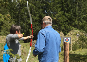 Clay pigeon shooting in the Emmental