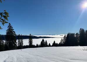 Schneeschuhwanderung im Jura