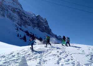 Randonnées en raquettes à neige dans le pays d'Appenzell